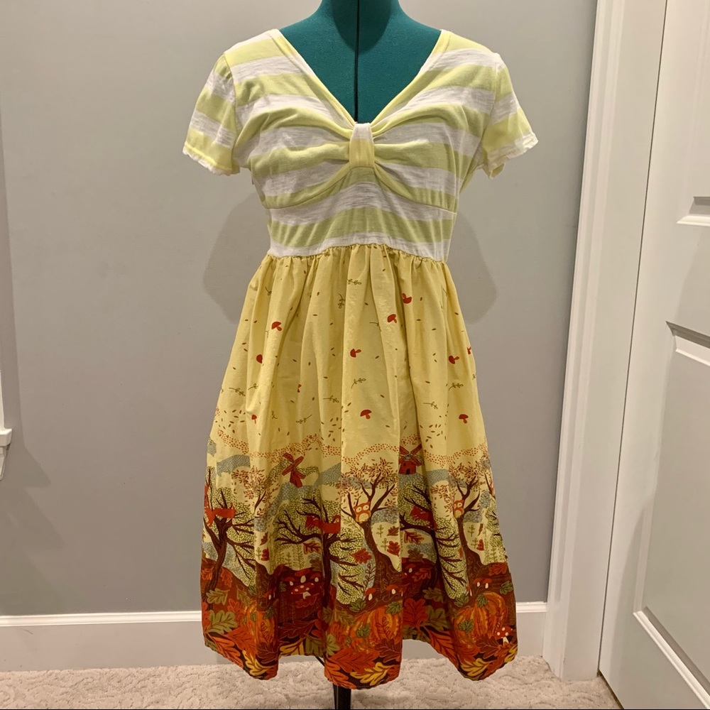 Ladies Retro 1950s rockabilly dress Autumn Summer